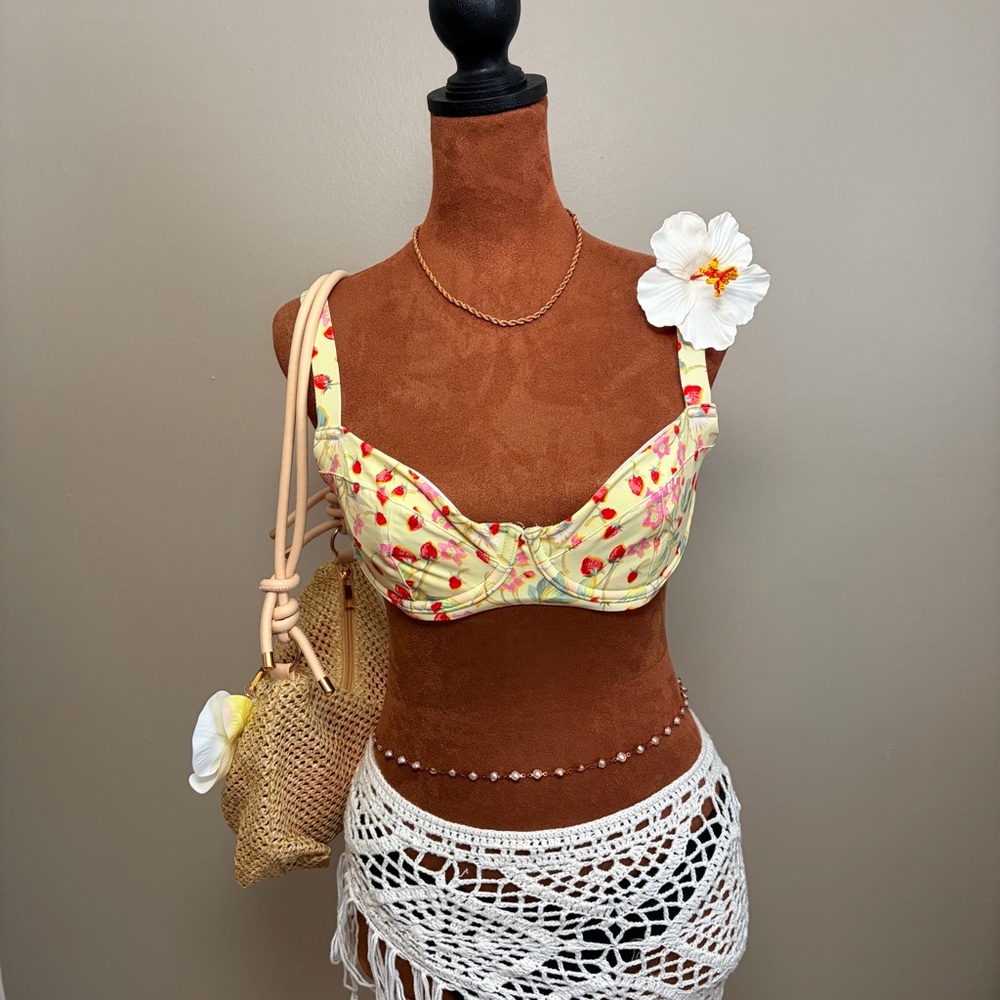 Victoria's Secret Floral Bikini Top